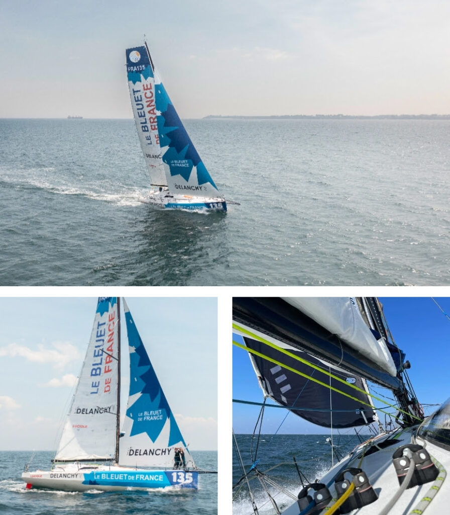 LUCIOLE - Voileuses au large