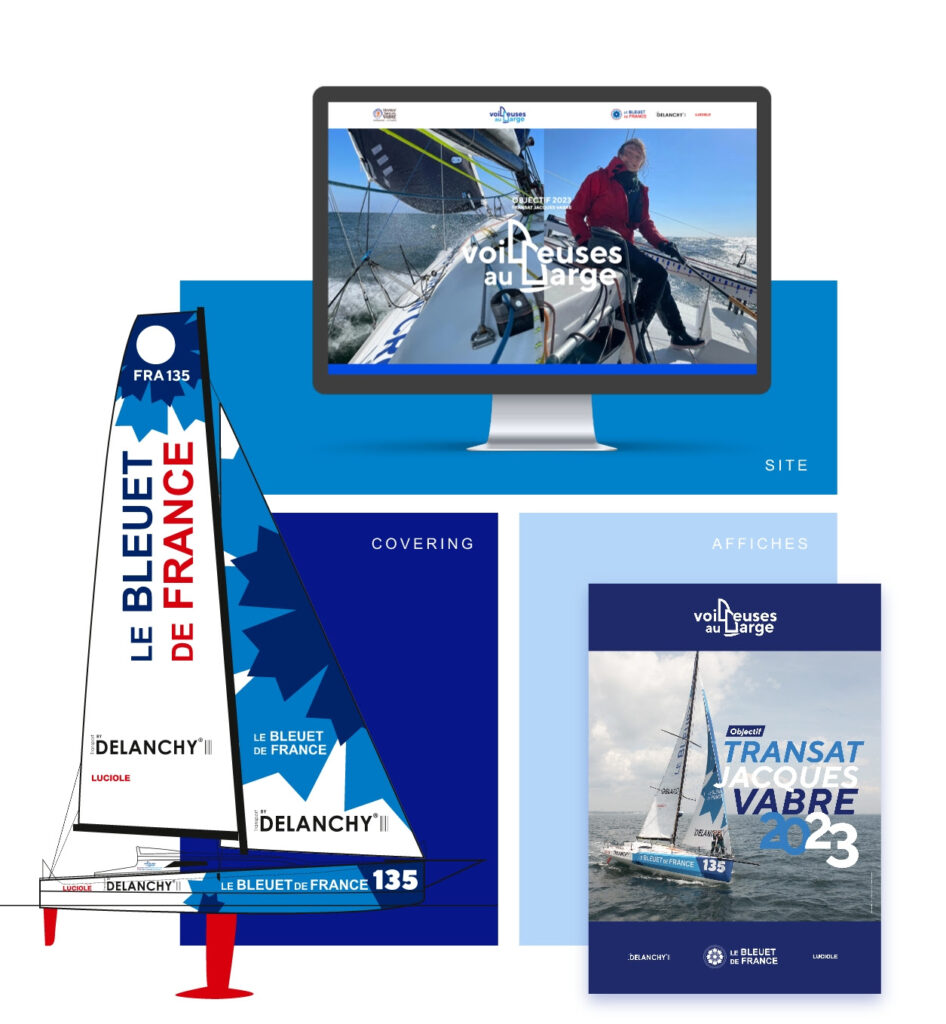 LUCIOLE - Voileuses au large